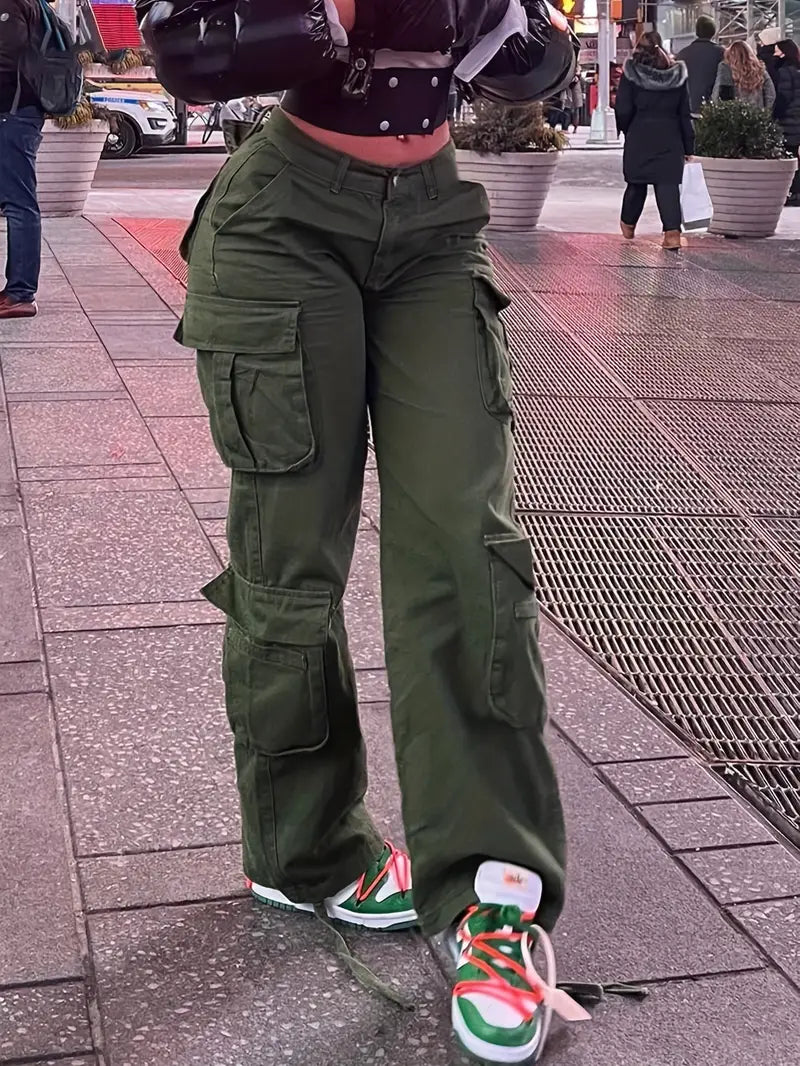 High Waisted Cargo Pant
